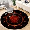 1pc Game of Thrones Office Round Area Rug, Indoor Mat Suitable For Office,Bedroom Living Room Home Decor, Room Deco a0926096