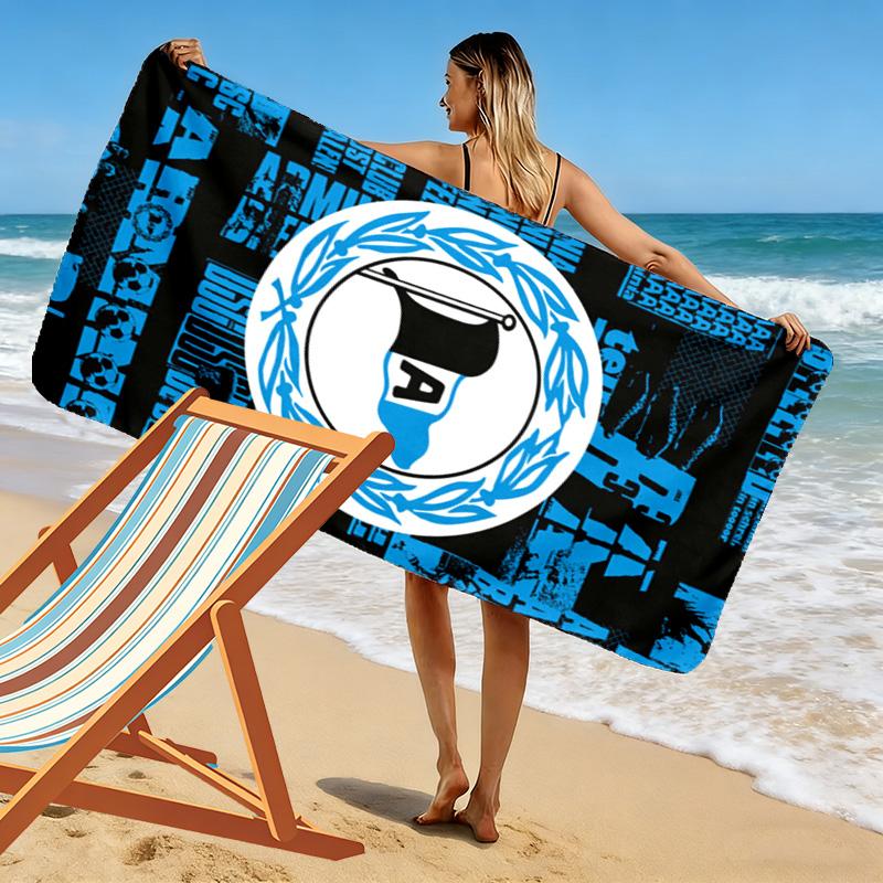 Arminia Bielefeld Print Beach Towel, Large Soft Quick Dry Towel for Beach Camping Swimming