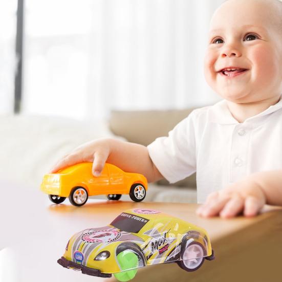 Pull Back Car Battery Free Lovely Plastic Car Model Toy Classic Interaction Toys Party Favor Mini Simulation Vehicle Toy Model for Boys Girls