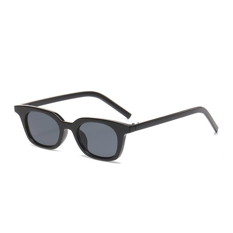 Vintage Square Luxury Brand Designer Thin Small Frame Sunglasses Women For Men Trendy Sun Glasses Punk Hip Hop Pink Shades Uv400