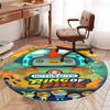 Octonauts Printed Round Rug Carpet Chair Rug Area Rug Entryway Doormats,for Office Chair Living Room Bedroom Kitchen Room.