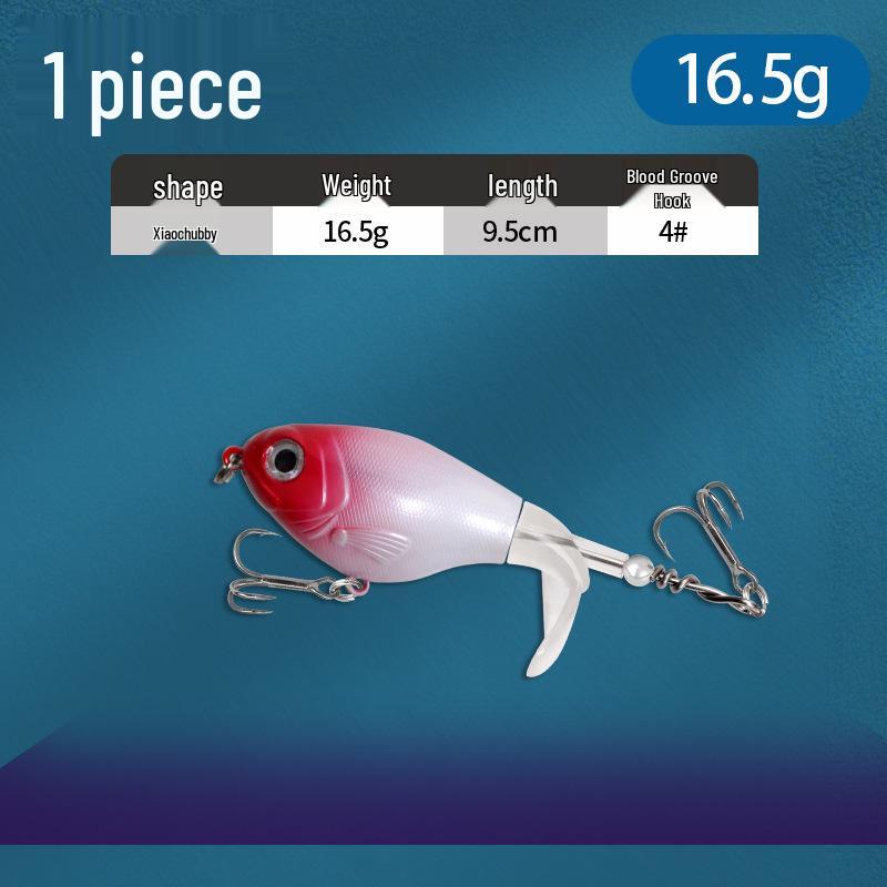Floating Surface Tractor Lure for Freshwater Fish: Mandarin, Bass, Black Carp - Remote Casting Artificial Bait