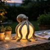 Dekorative Meerestier-Lampe mit sanftem Licht für Regal, Eingangstisch, Schreibtisch, Akzent für Zuhause und tägliche Beleuchtung kleiner Bereiche
