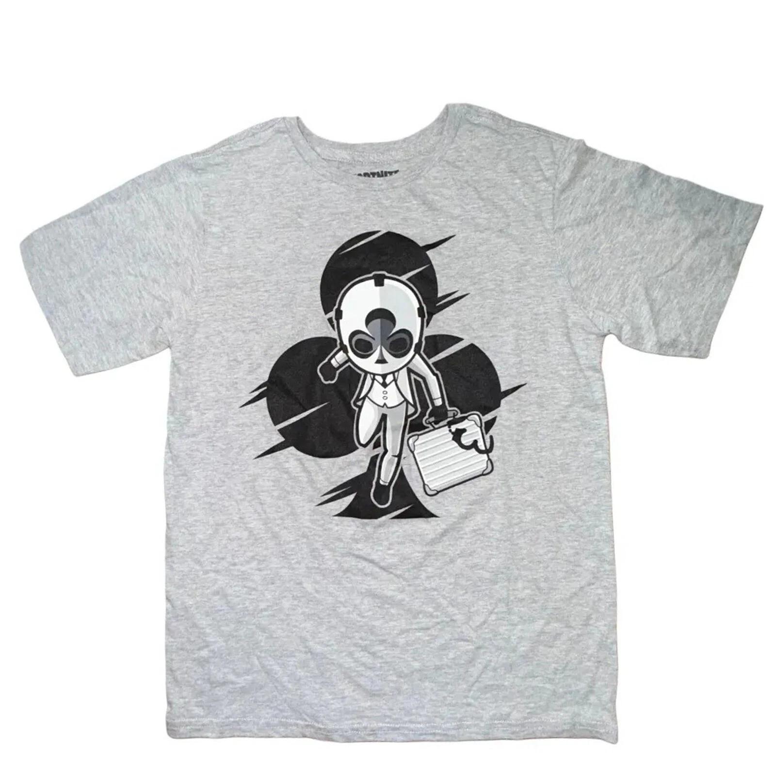 Fortnite Wild Card Suits Big Boy s Gray T-Shirt 110