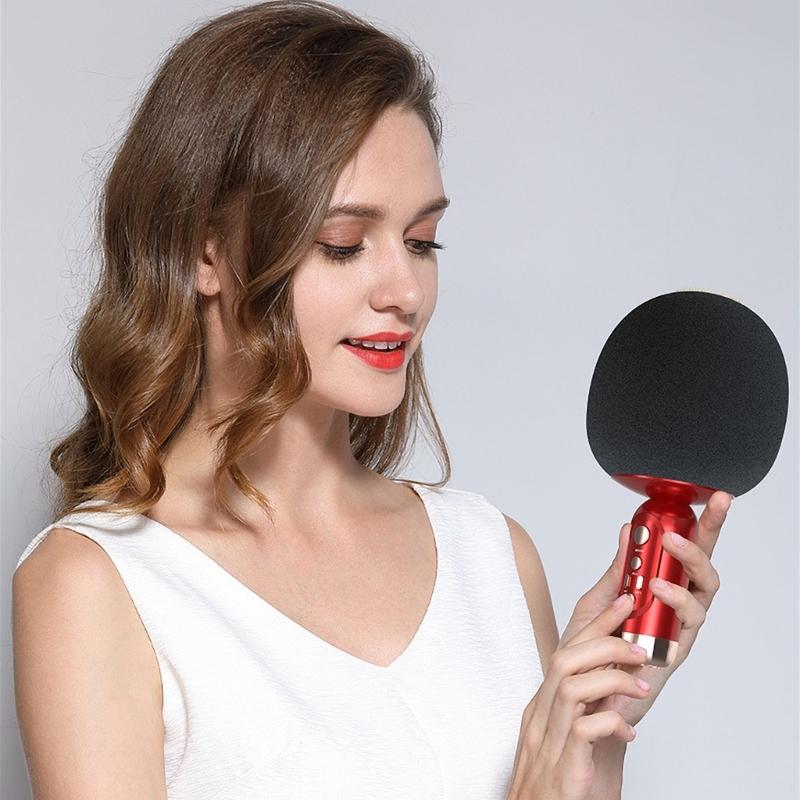 K2 Portable Handheld Microphone Wireless Bluetooth-compatible 5.0 Capacitive Mic for Event and Home Entertainment