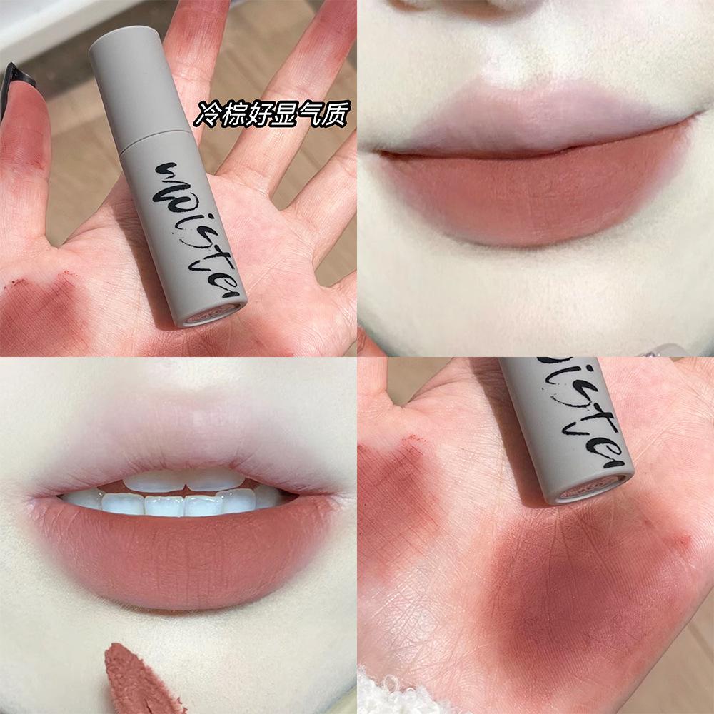 Velvet Matte Lip Glaze Long-Lasting Non-Fade High Pigment Smooth Lipstick for Students Wholesale