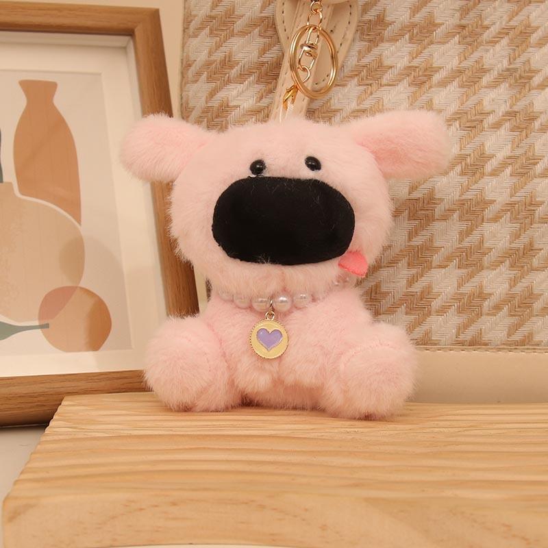 Cute Cute Big Nose West Highland Dog Pendant Plush Toy Doll Puppy Bag Hanging Keychain Kid