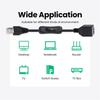Cablecc RJ45 Extension Cable 304 with Signal CAT6 8P8C STP UTP Male To Female LAN Ethernet Network Patch 60cm On/Off Switch, Cord,