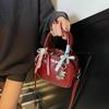 Super Fire Small Bag Women's Spring and Summer 2025 New Casual Messenger Bag Bow Versatile Women's Portable Bowling Bag