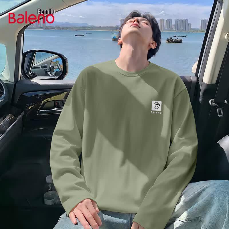 Baleno Men s JPB Smiley Icon Pure Cotton Long Sleeve T-Shirt L