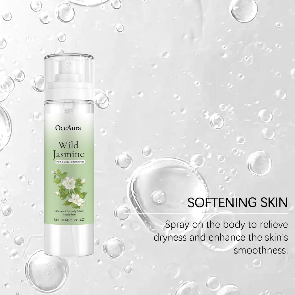 Body Hair Perfume Spray With Jasmine Scent Nourishes And Softens Skin Leaves A Lasting Fragrance Portable Fragrance Moisturizing