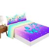 Four-Piece Mattress Color Gradual Change Bedding 3D Digital Printing Kit Mattress Protective Cover
