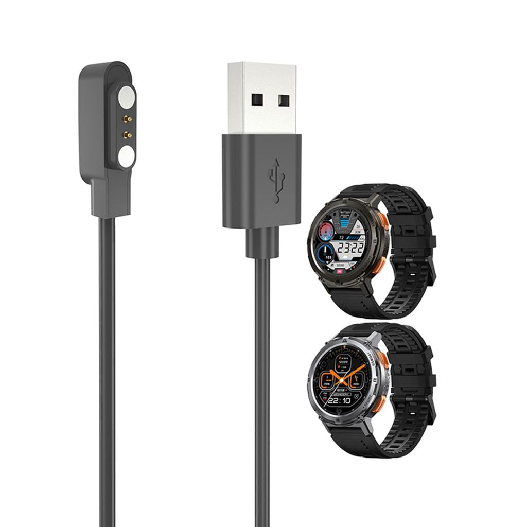 Charger Power Adapter Durable Compatible for Tank T2 Magnetic USB Fast Charging Cable Holder Bracket Smartwatch Station