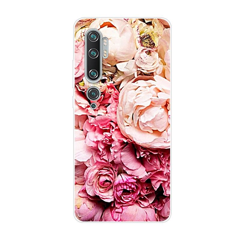 For Xiaomi Mi Note 10 Case Soft Silicone Back Cover Phone Case on For Xiaomi Redmi Note 10 Pro Coque For Xiomi Mi Note10 Pro