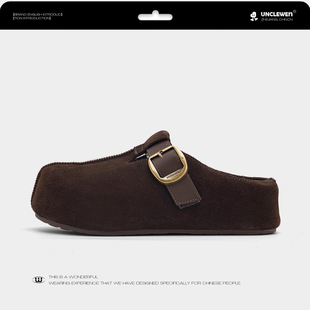 California Day ~ Birkenstock Shoes Women's Autumn New Retro Lightweight Heightened One Foot Toe Slipper Girl