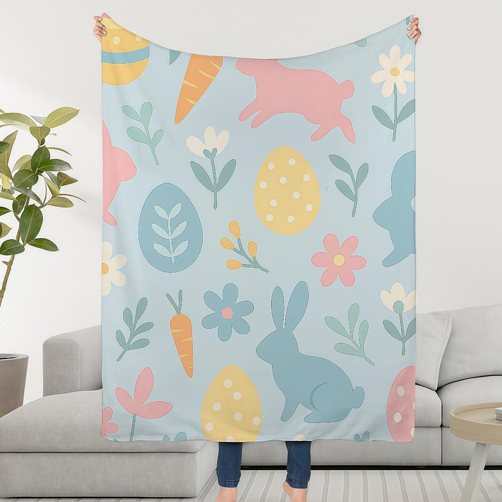 Blanket Throw Super Cosy Plush Living Ostern Room Sofa Couch Childish Birthday Easter Gifts