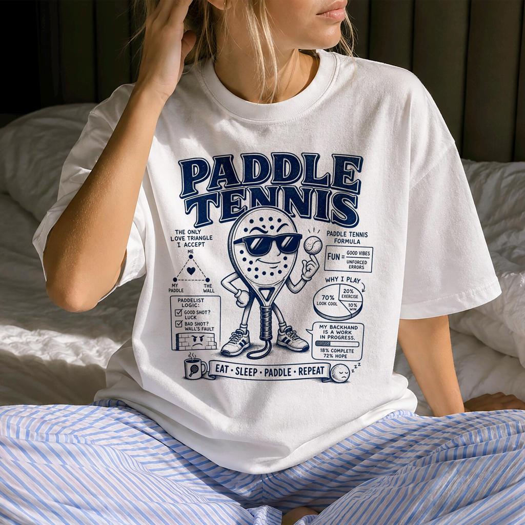 Funny Paddle Tennis Shirt - Retro Paddle Tennis Gift - Sarcastic Paddle Tennis Clothing