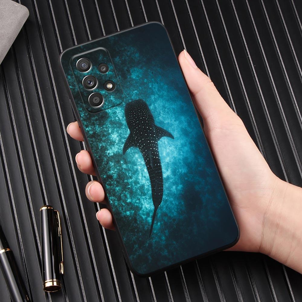 Whale Shark Ocean Phone Cover Galaxy A55 5G Case For Samsung A35 A34 A53 A54 A52 A51 A71 A73 A72 A42 A91 A31 A32 A33 Back Cases