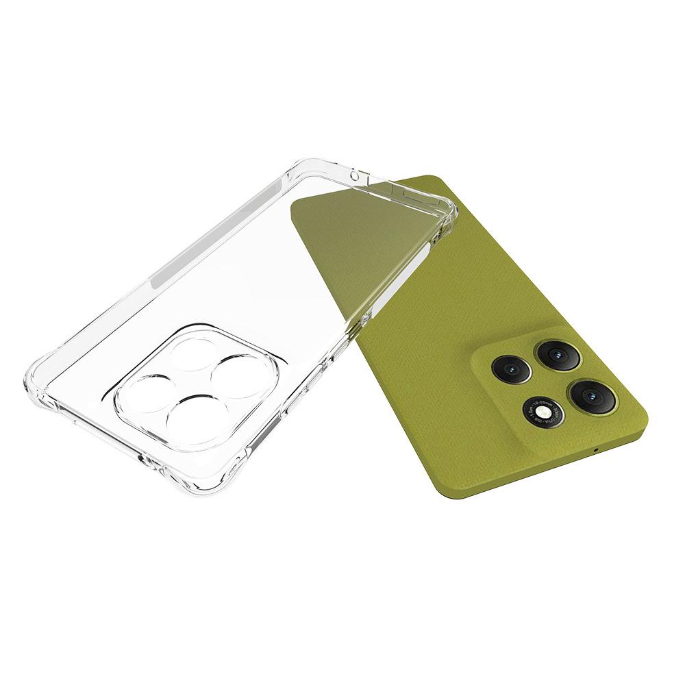 For Motorola Moto G86 5G Clear TPU Case WANLONFENG TM Series 2.0mm Phone Back Cover
