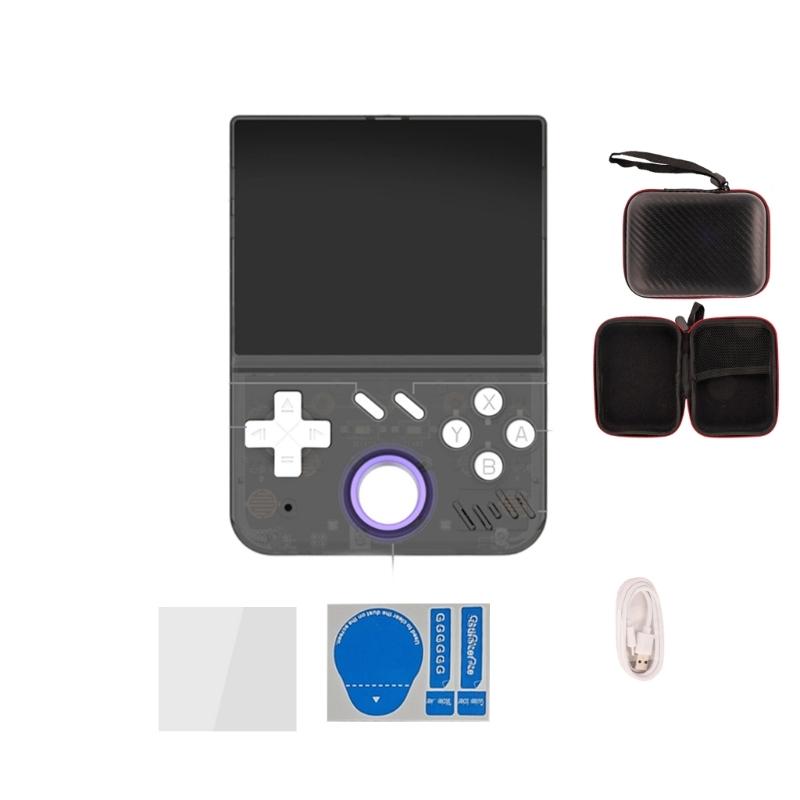 Portable Retro Gaming Console 64GB Build In Open Source System Compact Design High Resolution Screen For Game Experience