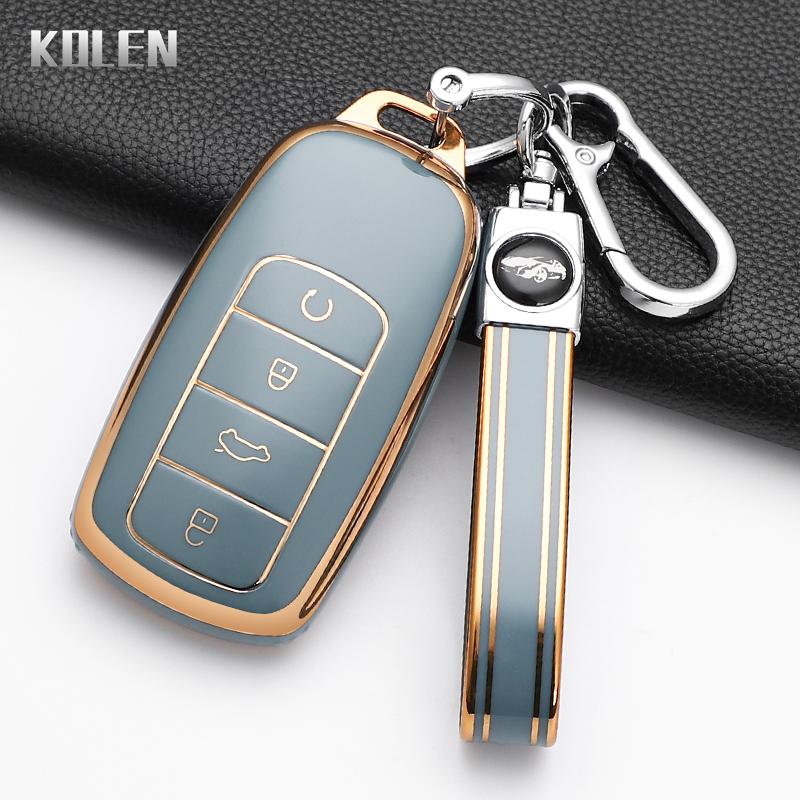 Fashion TPU Car Smart Key Case Cover for Chery Tiggo 8 Pro Tiggo 8plus New 5 Plus 7pro Chery Tiggo 7 Pro Max Omoda 5 C5 Keychain