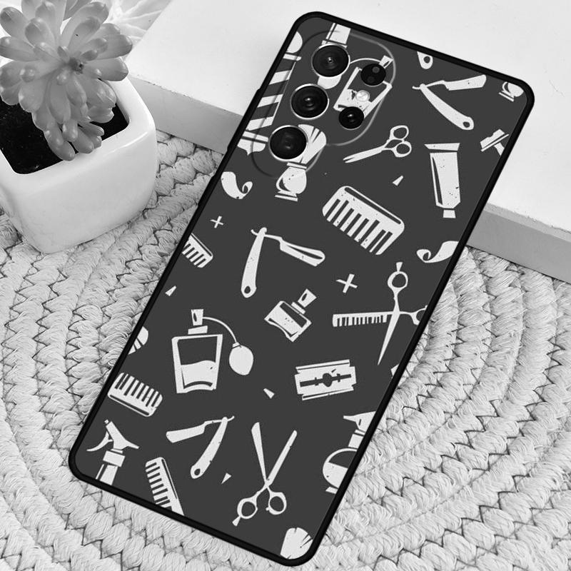 Barber Hair Shop Phone Case for Samsung Galaxy Note 10 Pro S26 Ultra S23 S24 FE S25 S21 S22 PLUS Shockproof Cove