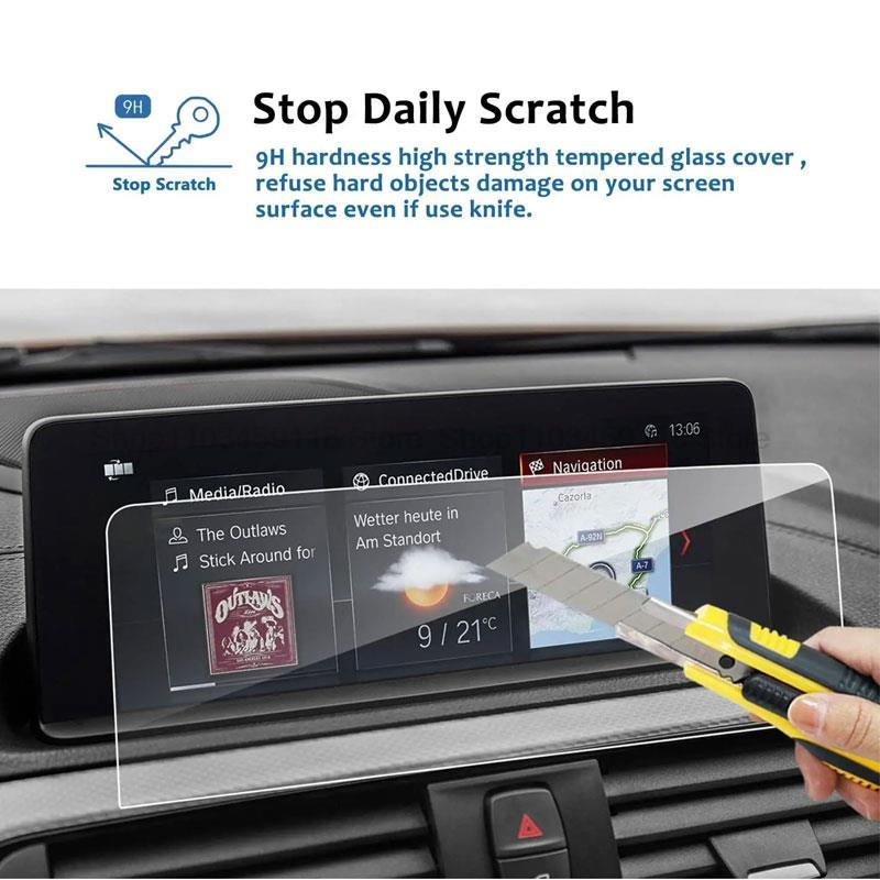 Tempered Glass Screen Protector For  BMW F87 M2 2015-  8.8 Inch  Car GPS Navigation Anti-scratch Accessories