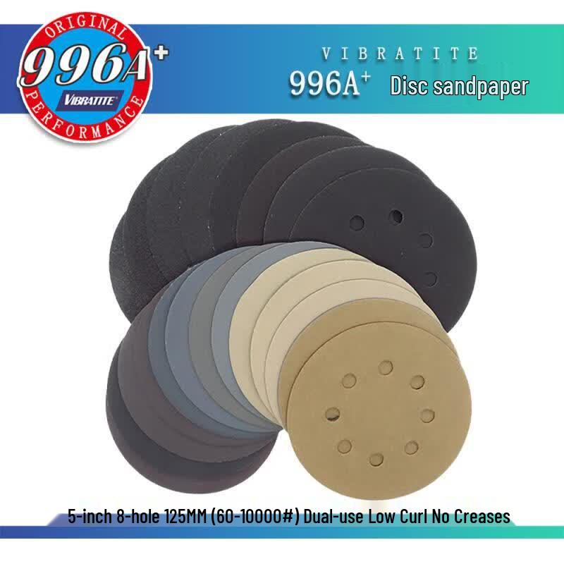 VIBRATITE 996A+ 5-inch 8-Hole Sanding Discs
