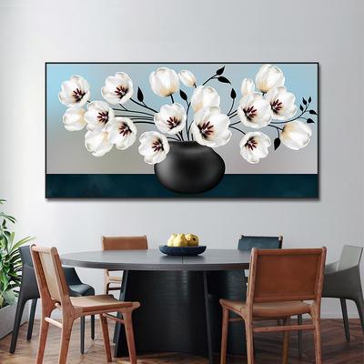 Pintura en lienzo abstracta para casa, jardín, río, árboles, imágenes artísticas de pared nórdica, póster e impresiones, decoración del hogar para sala de estar, sin marco