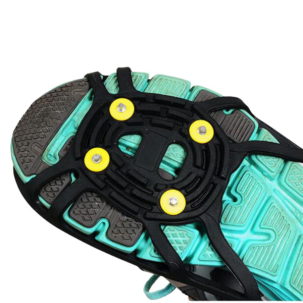 Buy 6 Teeth Anti Slip Ice Grippers Snow Traction Crampon Cleats Shoes