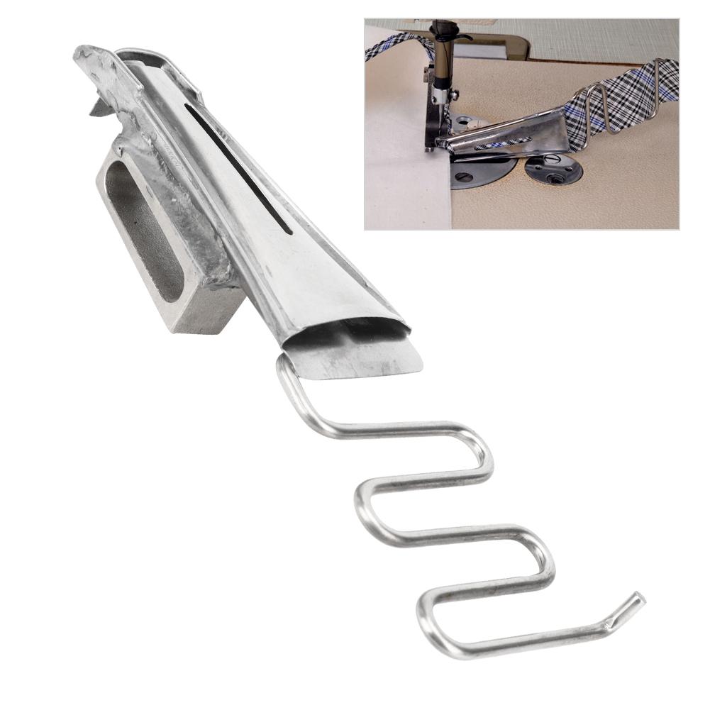 Gebogener Kantenbinder Saumformer Hochwertiges Metall Hochkopf Nähmaschinenzubehör(Einlass 18MM )
