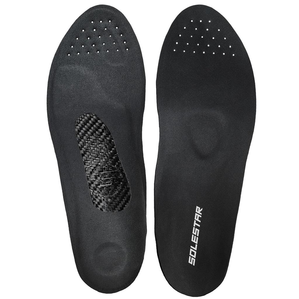 SOLESTAR Cycling BLK Black Size Width Insoles, II, 2, 41, 8.9cm/Length 26.1cm, BLK2-41