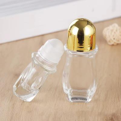 Rollflaschen aus Glas mit Rollball, auslaufsicher, sanftes Rollverhalten, Dosierflaschen aus Glas, Aromatherapie-Massageflasche für ätherische Öle, Kosmetik