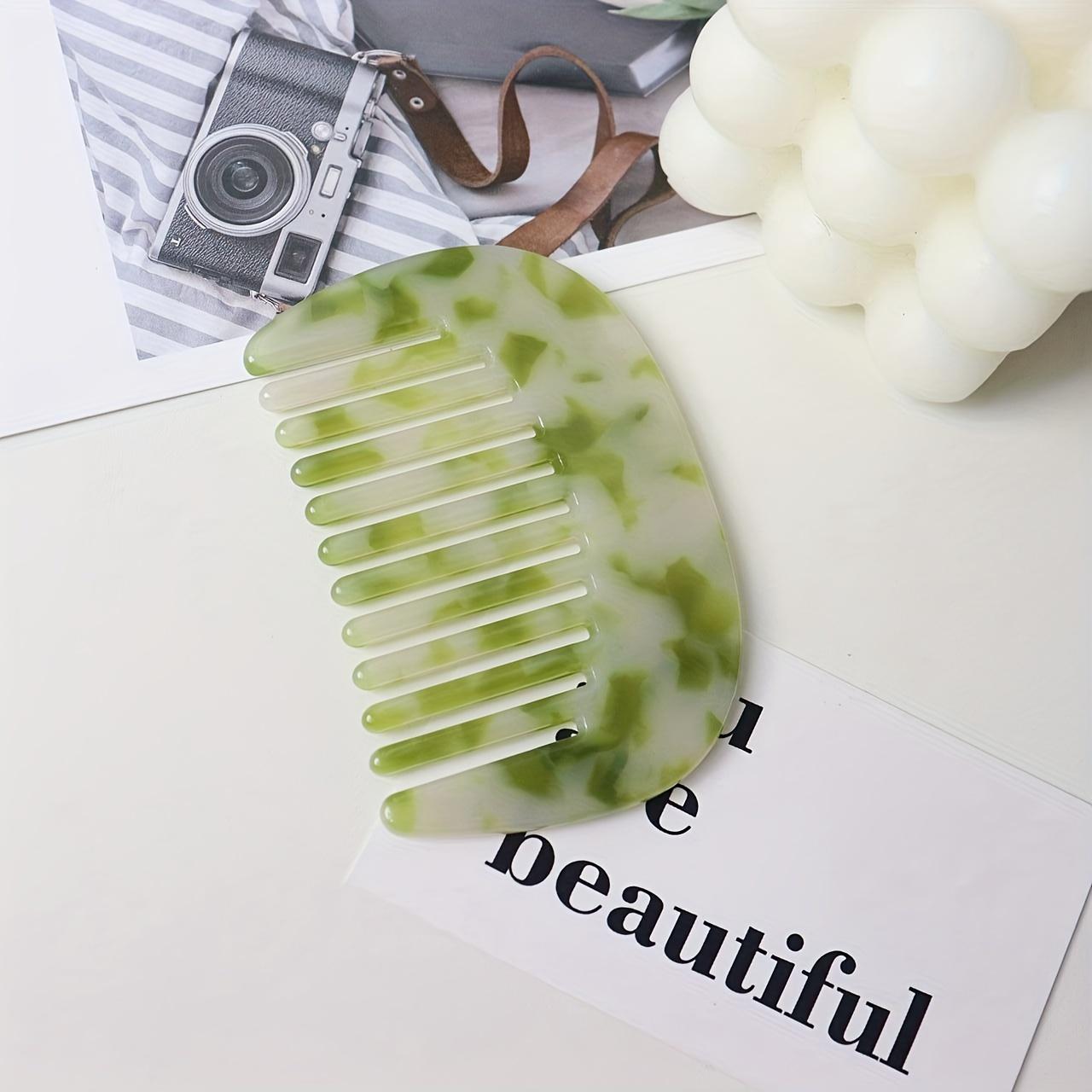 

1 шт. Минималистичная расческа для волос с текстурой мрамора, портативная расческа из уксусной кислоты для парикмахерского дела, мини-расческа для укладки волос для ежедневного использования в путешествиях и на выход.