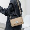 Leather Single Shoulder Crossbody Bag Fashion All-in-one High Sense Diagonal Small Square Bag Women's Bag