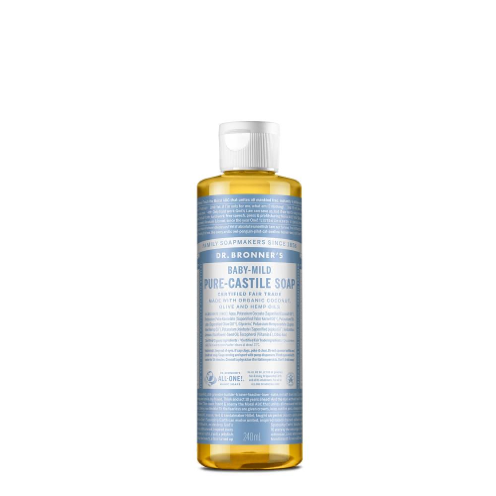 Dr.bronner S [Средство для очищения лица и тела] Мыло Кастильское Baby Mild Pure 240 мл Baby 240ml