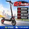 BOYUEDA Q7Pro Max Electric Scooter 2*1600W Dual Motor 52V28A Battery Adult Off-road E-Scooter 10 Inch City Commuting EScooter