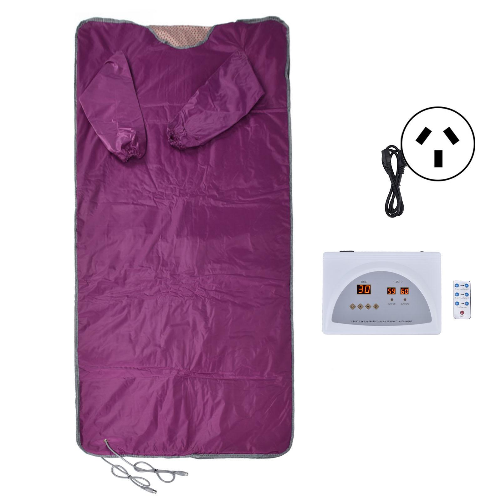 

Сауна-одеяло с инфракрасным излучением, магнит для моксотерапии, детоксикация, красота 3580 по Цельсию 650 Вт Быстрое Потоотделение для СПА-салона