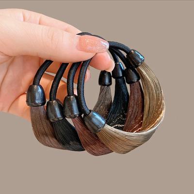 Perücke geflochtenes Haarband für Frauen, Zopftyp, Gummibänder im koreanischen Stil
