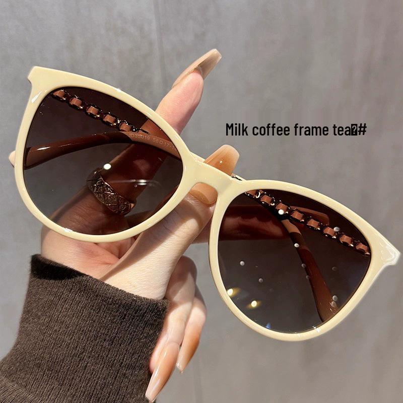 Chic 2025 Cat-Eye Sunglasses: Women's TR90 Anti-UV Polarized Fashion Shades