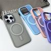 Shockproof Matte Hot Selling Cover For iPhone 11 12 13 14 Plus 15 16 Pro Max Luxury Magnetic Magsafe Wireless Charge Phone Case