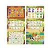 Farm Animals Busy Book - Hook and Loop Sticker Toy