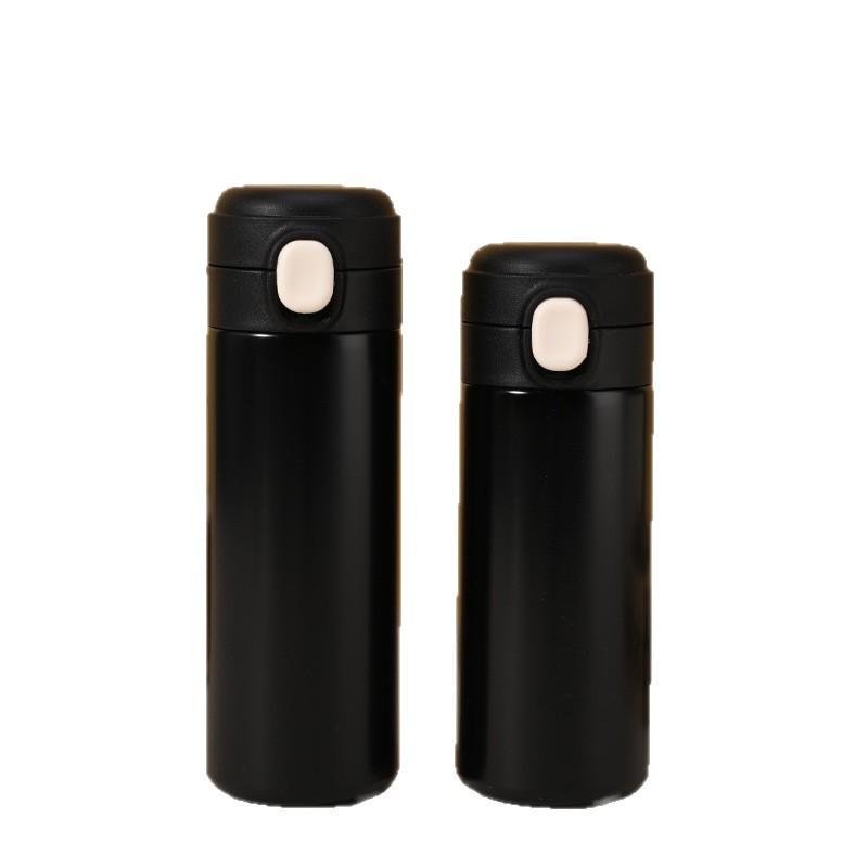 Water Bottle Stainless Steel Bounce Cover Thermos Cup Easy Cup Student Water Cup Can Be Printed Logo Cup