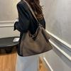 Sac rétro pour femme automne décontracté polyvalent sac à bandoulière grande capacité navetteur à large bande messager sac seau