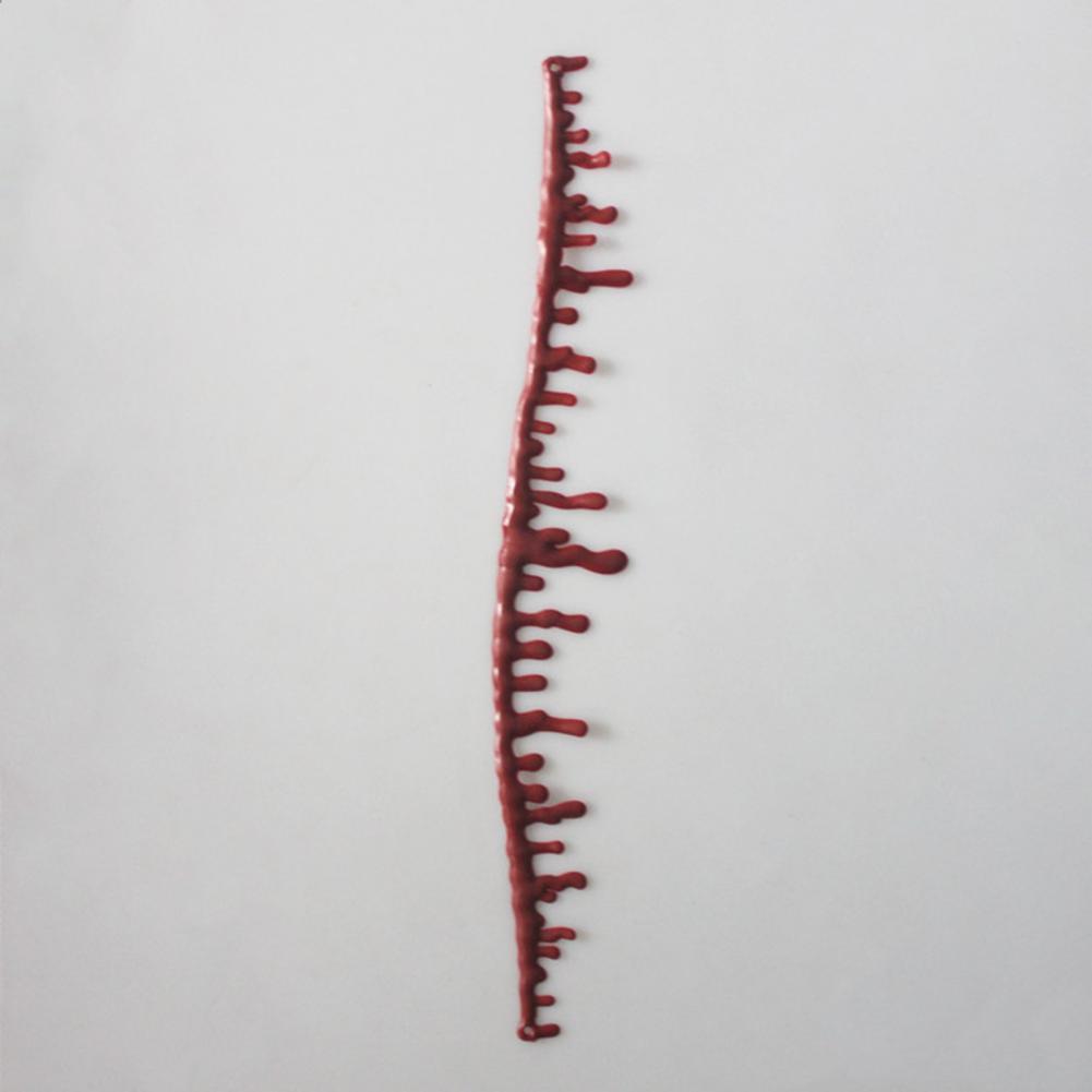 Stil Halskette Gruselige Halloween Choker Halskette Set Verstellbare Kettenhalsbänder mit Falschem Bluttropfen Joker Anhänger für Geist