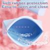 1Pcs Silicone Denture Tray Box Vent Holes Dental Denture Box False Teeth Protective Case Dental Braces Retainer Storage Case