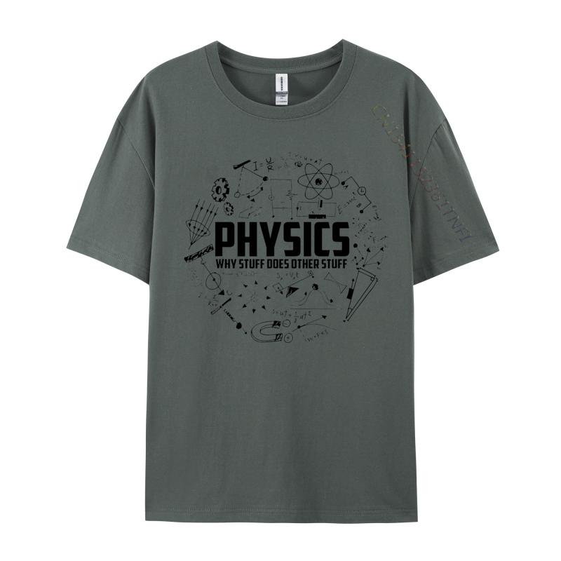 Physics Stuff Tshirts 100 Cotton Fabric Men Tops  Tees Novelty Design Tshirts Unique Tops Shirts Designer