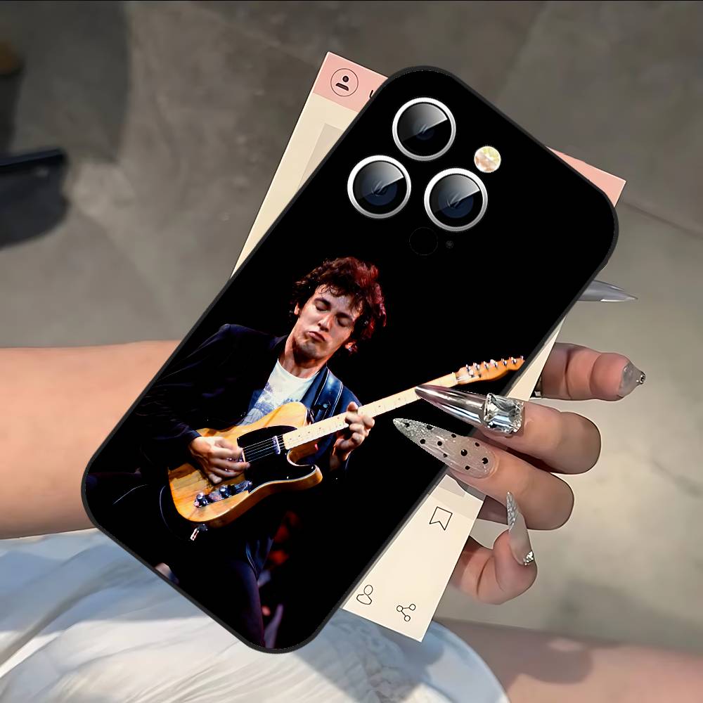 Guitarist R-Bruce Springsteen Phone Case Black Phone Case That Fits For IPhone 17,16,15,11,13,14 Pro Max,Plus,X,Xr,Xs Max,13Mini