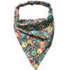 Elastische Haarbänder, Stirnband, Blumendruck, Haarschal, florale Dreiecks-Bandanas