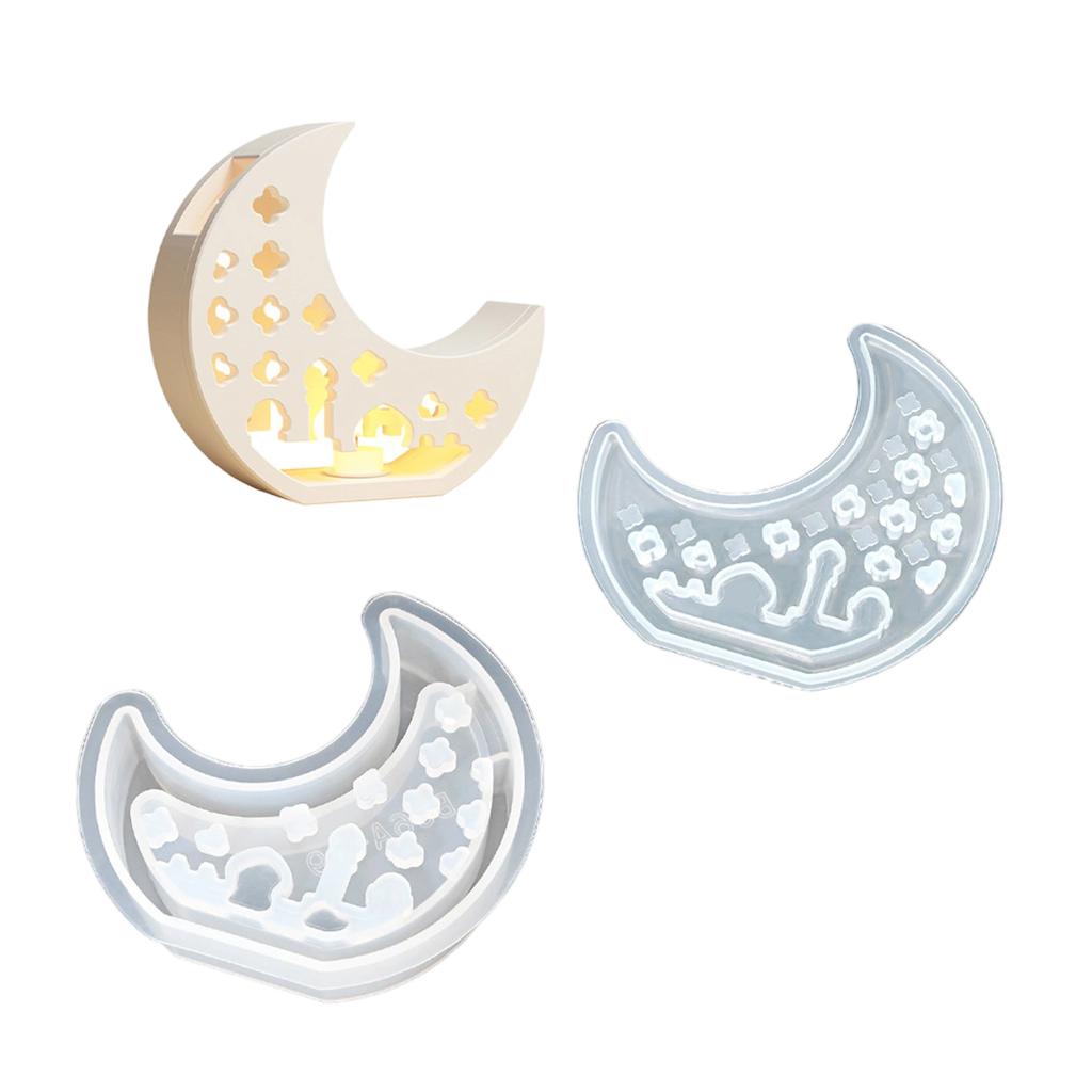 Creative Keyring Castes Mould Sturdy Silicone House Shpe Stylish Mould for Customes Name Craft Supplies Daily Use